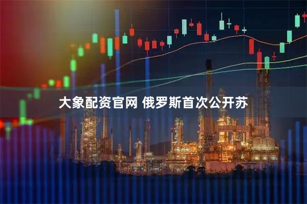 大象配资官网 俄罗斯首次公开苏