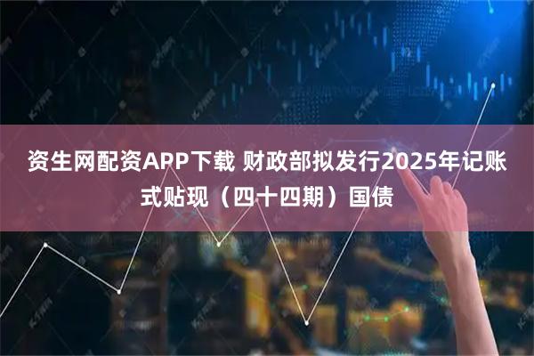 资生网配资APP下载 财政部拟发行2025年记账式贴现（四十四期）国债